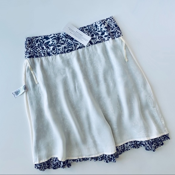 NWT French Connection Floral Textured Skirt - Picture 6 of 11